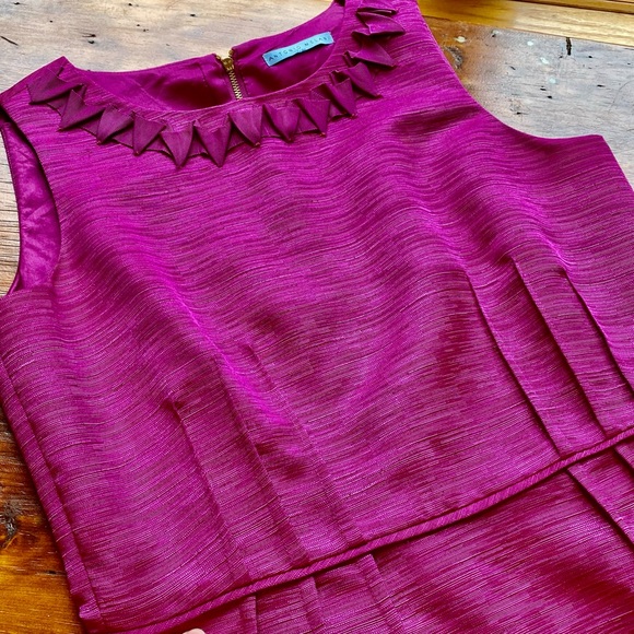 ANTONIO MELANI Dresses & Skirts - Antonio Melani Fuchsia Pink Party Sheath Dress 8